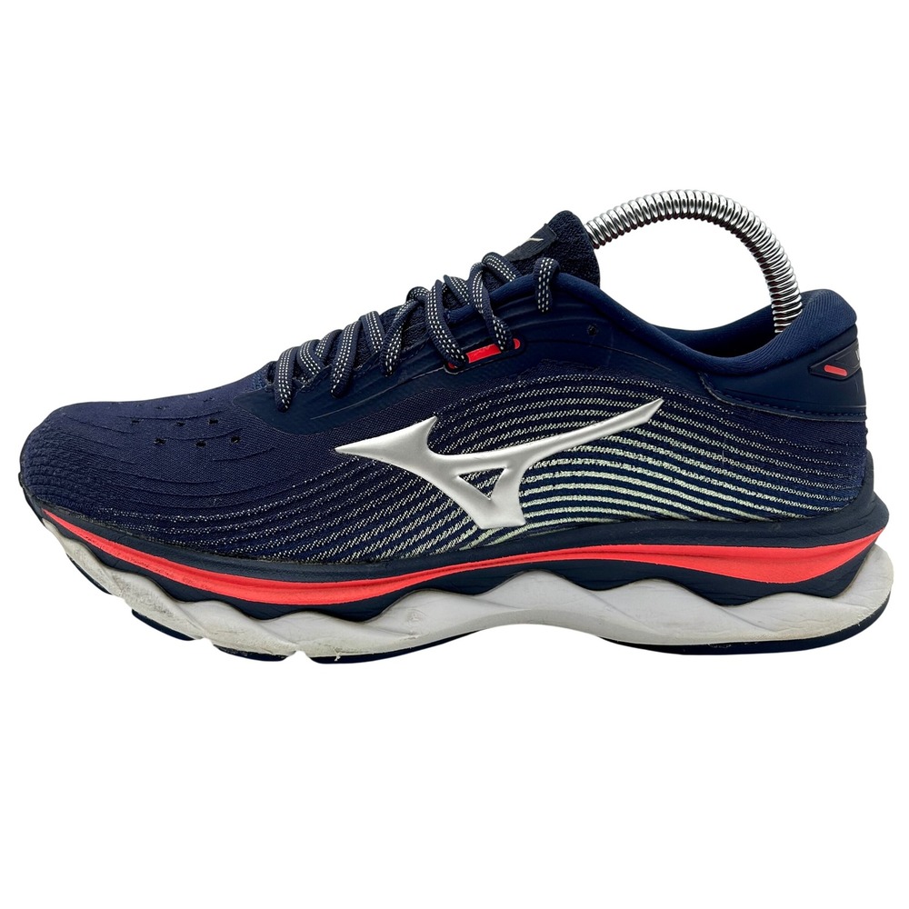 Mizuno Wave Sky 05‎ Womens Size 9 Blue Orange Running Shoes Sneakers